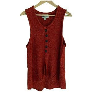 Red Knit Vest
